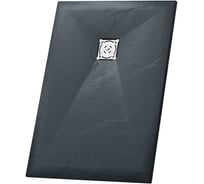Душевой поддон RGW 90x120x2,5 ST-0129G Графит, 90 мм, каменный (с решеткой) 16152912-002