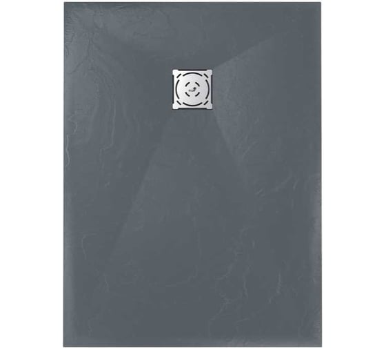 Душевой поддон RGW 90x120x2,5 ST-0129G Графит, 90 мм, каменный (с решеткой) 16152912-002