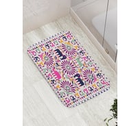 Коврик противоскользящий JoyArty "Индийская история" для ванной, сауны, бассейна, bath_2869