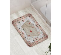 Коврик противоскользящий JoyArty "Четыре туза" для ванной, сауны, бассейна, bath_7674