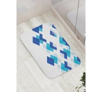 Коврик противоскользящий JoyArty "Геометрический мороз" для ванной, сауны, бассейна, bath_22240