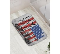 Коврик противоскользящий JoyArty "Мото клуб" для ванной, сауны, бассейна, bath_20733