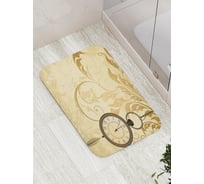 Коврик противоскользящий JoyArty "Старинные часы" для ванной, сауны, бассейна, bath_22781