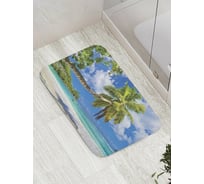 Коврик противоскользящий JoyArty "Тень пальмы" для ванной, сауны, бассейна, bath_8681