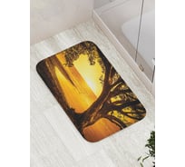 Коврик противоскользящий JoyArty "Дерево на закате" для ванной, сауны, бассейна, bath_17224