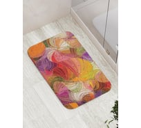 Коврик противоскользящий JoyArty "Спиральная деформация" для ванной, сауны, бассейна, bath_26123