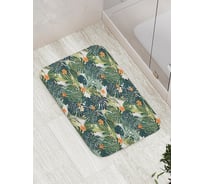 Коврик противоскользящий JoyArty "Тропический стиль" для ванной, сауны, бассейна, bath_52413