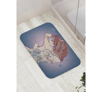 Коврик противоскользящий JoyArty "Татуировки на спине" для ванной, сауны, бассейна, bath_19082