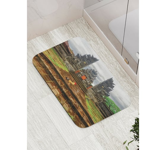 Коврик противоскользящий JoyArty "Дорога к императору" для ванной, сауны, бассейна, bath_16206 1