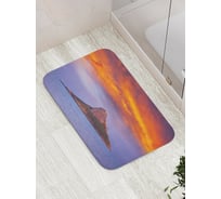 Коврик противоскользящий JoyArty "Погодные аномалии над морем" для ванной, сауны, бассейна, bath_16251