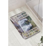 Коврик противоскользящий JoyArty "Из окна в водопад" для ванной, сауны, бассейна, bath_16503