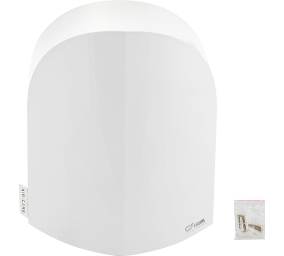 Сушилка для рук GFmark ПРЕМИУМ 1200W, белый , с подачей горячего и холодного потока воздуха 6871