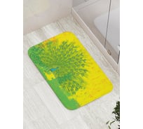 Коврик противоскользящий JoyArty "Кислотный павлин" для ванной, сауны, бассейна, bath_16424