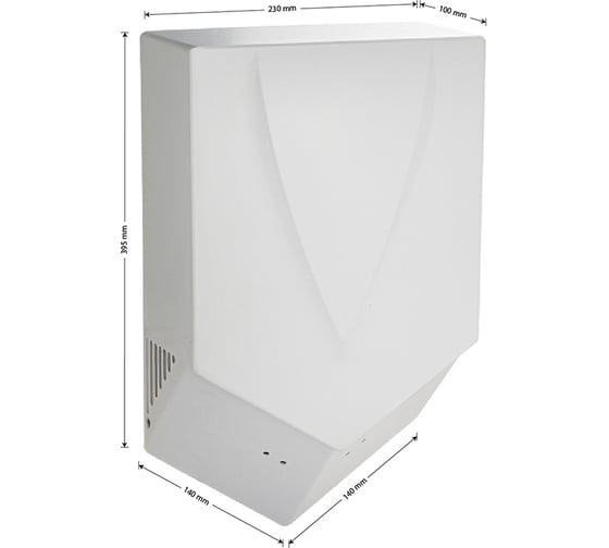 Сушилка для рук САНАКС V-windblade 1200W, корпус из высокопрочного АБС пластика, белый Санакс 6850