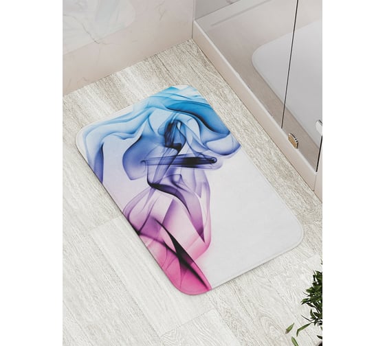 Коврик противоскользящий JoyArty "Водянистые формы" для ванной, сауны, бассейна, bath_16361 1
