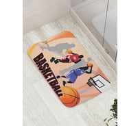 Коврик противоскользящий JoyArty "Баскетбольный матч" для ванной, сауны, бассейна, bath_16530