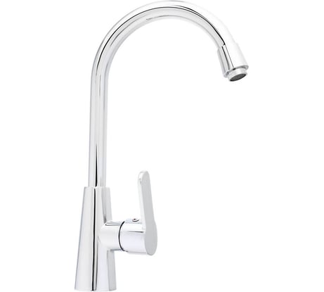 Смеситель для кухни СоюзКран поворотный излив 25 см, керамический картридж 40 мм, хром, цинк SK01-R118 566-385