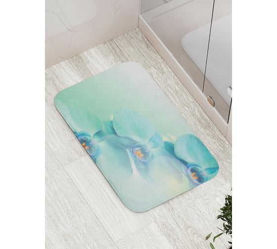Коврик противоскользящий JoyArty "Кольцо из цветов" для ванной, сауны, бассейна, bath_2657 1