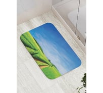 Коврик противоскользящий JoyArty "Полевые дороги" для ванной, сауны, бассейна, bath_9975
