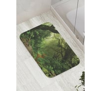 Коврик противоскользящий JoyArty "Солнечный густой лес" для ванной, сауны, бассейна, bath_11431