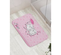 Коврик противоскользящий JoyArty "Овечья любовь" для ванной, сауны, бассейна, bath_9735
