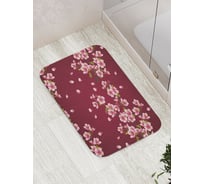 Коврик противоскользящий JoyArty "Цветки сакуры" для ванной, сауны, бассейна, bath_35593