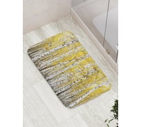 Коврик противоскользящий JoyArty "Березовая ограда" для ванной, сауны, бассейна, bath_15752