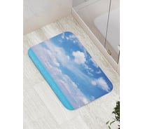 Коврик противоскользящий JoyArty "Безмятежные облака" для ванной, сауны, бассейна, bath_17358