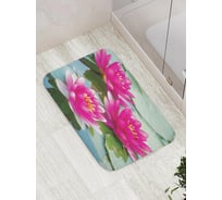 Коврик противоскользящий JoyArty "Река с цветами" для ванной, сауны, бассейна, bath_2607