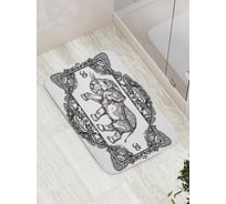 Коврик противоскользящий JoyArty "Священный слон" для ванной, сауны, бассейна, bath_12634