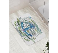 Коврик противоскользящий JoyArty "Корабль призрак" для ванной, сауны, бассейна, bath_4720
