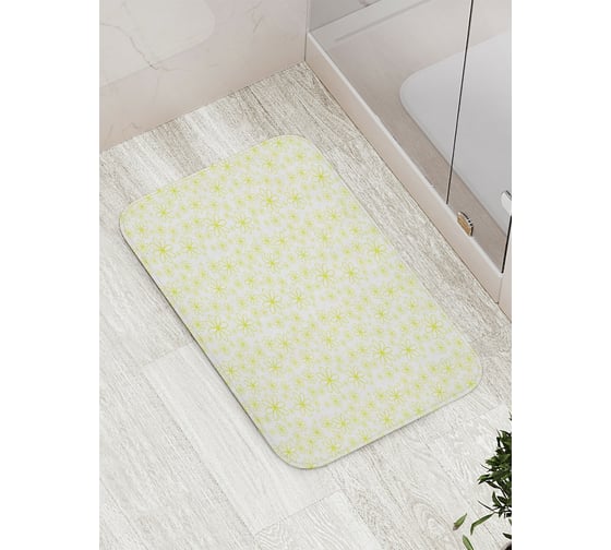 Коврик противоскользящий JoyArty "Солнечные цветы" для ванной, сауны, бассейна, bath_12352 1