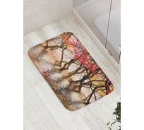 Коврик противоскользящий JoyArty "Лес на озере" для ванной, сауны, бассейна, bath_2379