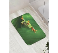 Коврик противоскользящий JoyArty "Лягушка путешественница" для ванной, сауны, бассейна, bath_15259