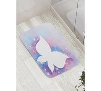 Коврик противоскользящий JoyArty "Бабочка желаний" для ванной, сауны, бассейна, bath_8813