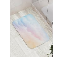 Коврик противоскользящий JoyArty "Цветные облака" для ванной, сауны, бассейна, bath_17355