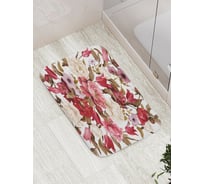 Коврик противоскользящий JoyArty "В роскошных цветах" для ванной, сауны, бассейна, bath_1459