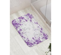 Коврик противоскользящий JoyArty "Цветочный узор" для ванной, сауны, бассейна, bath_56616