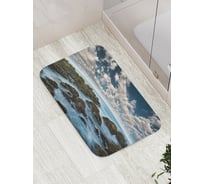 Коврик противоскользящий JoyArty "Облачные камни" для ванной, сауны, бассейна, bath_2382