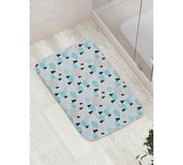 Коврик противоскользящий JoyArty "Новогодние атрибуты" для ванной, сауны, бассейна, bath_378468