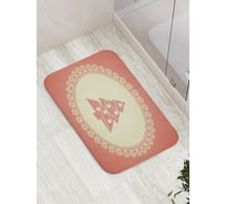 Коврик противоскользящий JoyArty "Домашняя елка" для ванной, сауны, бассейна, bath_5468