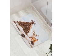 Коврик противоскользящий JoyArty "Фигурная ель" для ванной, сауны, бассейна, bath_78056