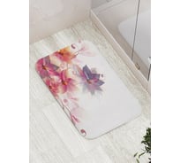 Коврик противоскользящий JoyArty "Цветы энергии" для ванной, сауны, бассейна, bath_21925