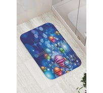 Коврик противоскользящий JoyArty "Новогодняя дискотека" для ванной, сауны, бассейна, bath_20076