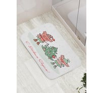 Коврик противоскользящий JoyArty "Праздник у свинок" для ванной, сауны, бассейна, bath_78652