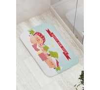 Коврик противоскользящий JoyArty "Праздник для семьи" для ванной, сауны, бассейна, bath_78649