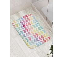 Коврик противоскользящий JoyArty "Переменчивые сердца" для ванной, сауны, бассейна, bath_26427
