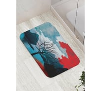 Коврик противоскользящий JoyArty "Кровавое облако" для ванной, сауны, бассейна, bath_7624