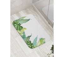 Коврик противоскользящий JoyArty "Тропическое разнообразие" для ванной, сауны, бассейна, bath_36034