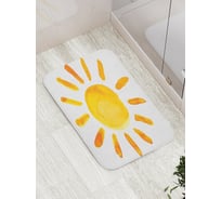 Коврик противоскользящий JoyArty "Солнце глазами ребенка" для ванной, сауны, бассейна, bath_17695